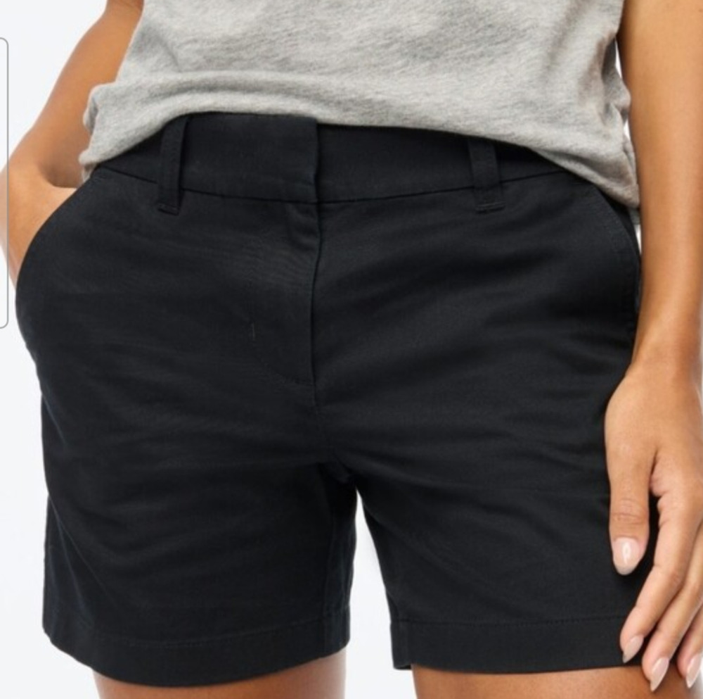 J.Crew Womens EUC Chino Shorts Bundle Broken-In Cotton 4" Inseam Size 10 Preppy